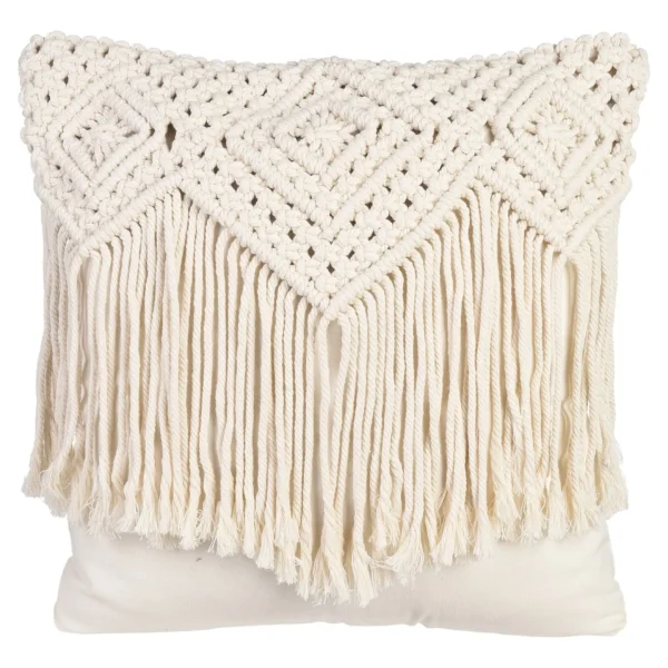 Depot Set De Coussins En Jute Et Macrame