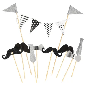 Depot Set De Décoration De Gateaux Mustache^ Accessoires De Cuisson & Boîtes À Pâtisserie