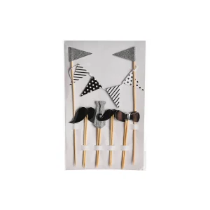 Depot Set De Décoration De Gateaux Mustache^ Accessoires De Cuisson & Boîtes À Pâtisserie