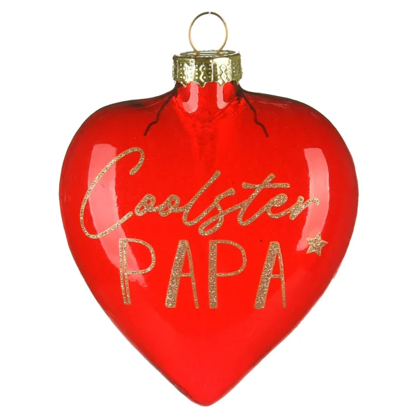 Depot Set De Décoration En Verre Pour L'Arbre Coeur Parents^ Pendentifs & Clips