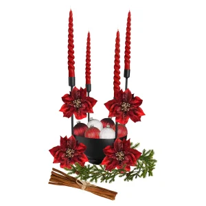 Depot Set De Décoration Porte-Bougies De Noël Rainure^ Couronnes De L'Avent