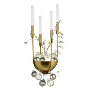Depot Set De Décoration Porte-Bougies De Noël Golden Glam^ Lanternes & Chandeliers