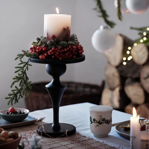Depot Set De Décoration Porte-Bougies De Noël Rainure^ Couronnes De L'Avent