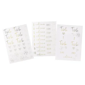 Depot Set De Feuilles D'Autocollants Wedding