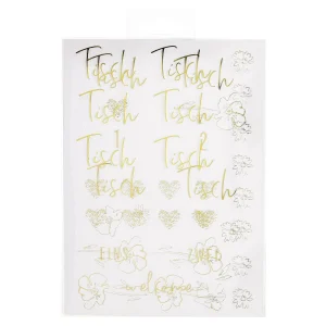 Depot Set De Feuilles D'Autocollants Wedding