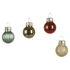 Depot Set De Mini-Boules De Noël En Verre^ Décoration De La Couronne De L'Avent