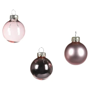 Depot Set De Mini-Boules De Noël En Verre^ Décoration De La Couronne De L'Avent