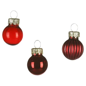Depot Set De Mini-Boules De Noël En Verre^ Décoration De La Couronne De L'Avent
