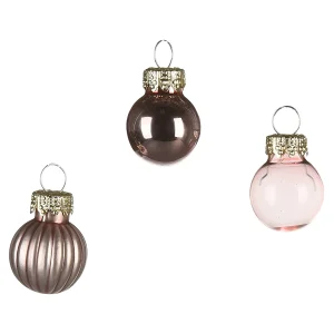Depot Set De Mini-Boules De Noël En Verre^ Décoration De La Couronne De L'Avent