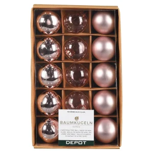 Depot Set De Mini-Boules De Noël En Verre^ Décoration De La Couronne De L'Avent