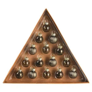 Depot Set De Mini-Boules De Noël En Verre^ Décoration De La Couronne De L'Avent