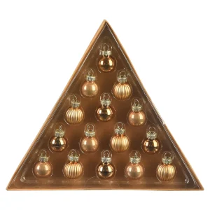 Depot Set De Mini-Boules De Noël En Verre^ Décoration De La Couronne De L'Avent