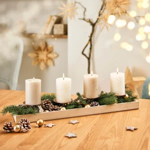 Depot Set De Mini-Boules De Noël En Verre^ Décoration De La Couronne De L'Avent