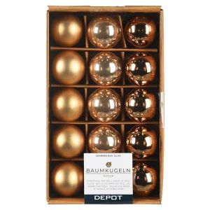 Depot Set De Mini-Boules De Noël En Verre^ Décoration De La Couronne De L'Avent