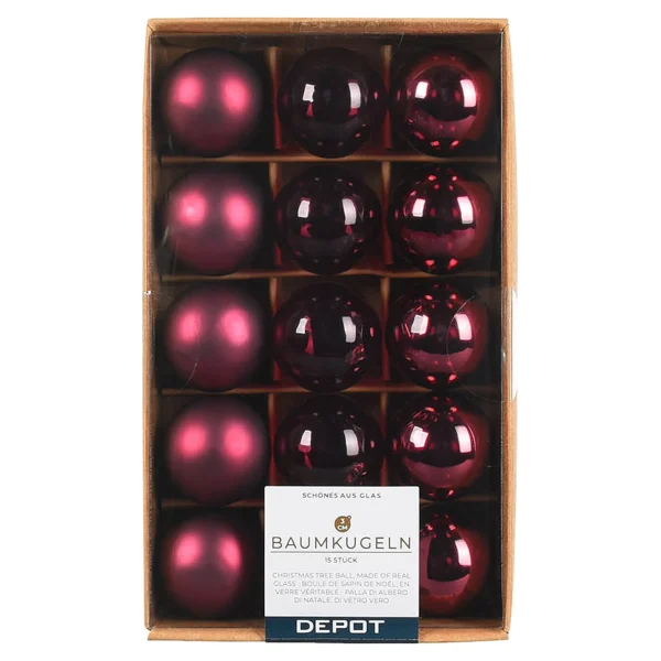 Depot Set De Mini-Boules De Noël En Verre^ Décoration De La Couronne De L'Avent