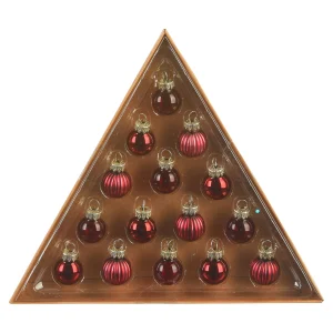 Depot Set De Mini-Boules De Noël En Verre^ Décoration De La Couronne De L'Avent