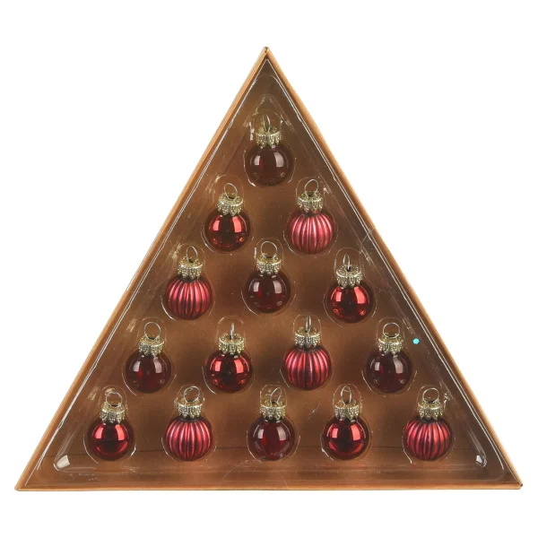 Depot Set De Mini-Boules De Noël En Verre^ Décoration De La Couronne De L'Avent