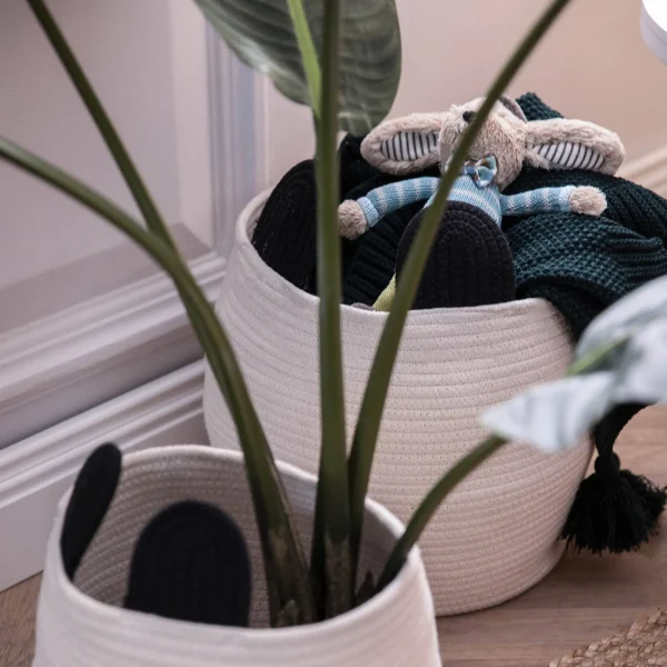 Depot Set De Paniers De Rangement Panda