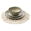 Depot Set De Vaisselle Riva Avec Set De Table En Macrame