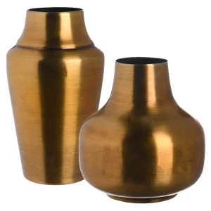 Depot Set De Vases Metalliques