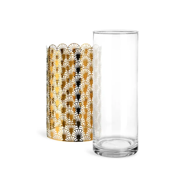 Depot Set De Verres A Bougie Chauffe-Plat Artdeco^ Lanternes & Chandeliers