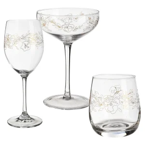 Depot Set De Verres Fiori^ Vaisselle De Noël