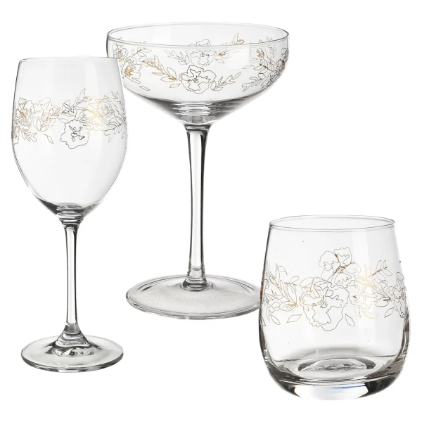 Depot Set De Verres Fiori^ Vaisselle De Noël