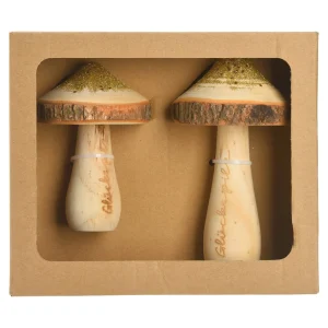 Depot Set D'Objets Deco Champignon Paillettes