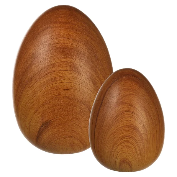 Depot Set D'Objets Deco Oeuf Bois