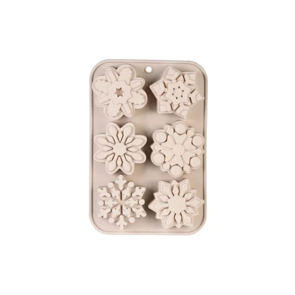 Depot Silikon-Backform Snowflake Fur 6 Muffins^ Ustensiles De Cuisson