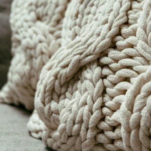 Depot Strick-Kissenhulle Braid^ Coussin