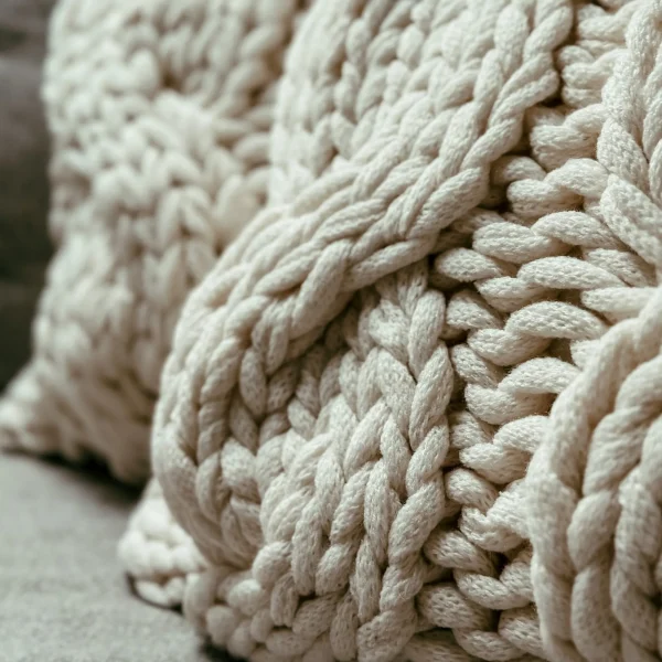 Depot Strick-Kissenhulle Braid^ Coussin