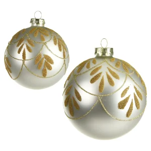 Depot Sugar Ornament Kugel-Set^ Boules & Pointes D'Arbres