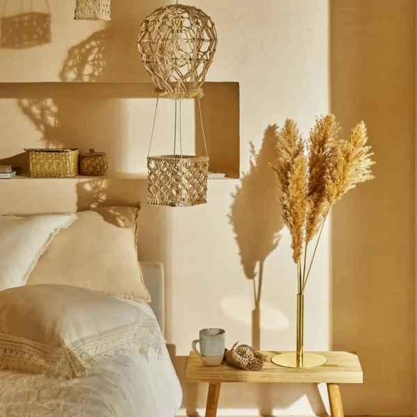 Depot Support Décoratif Avec Herbe De La Pampa