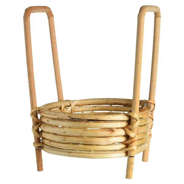 Depot Support De Vase En Bambou