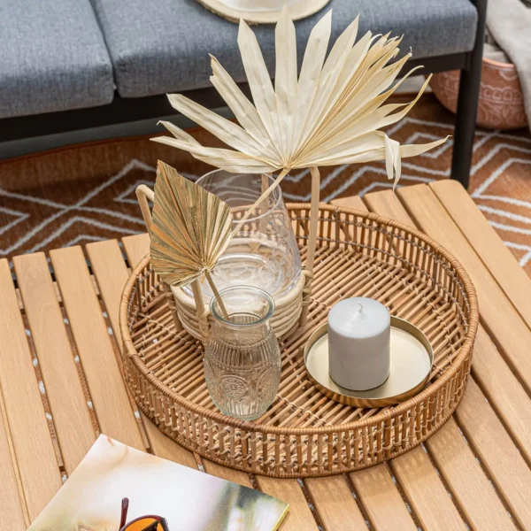 Depot Support De Vase En Bambou