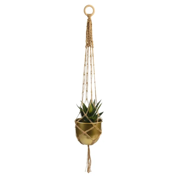 Depot Suspension En Jute Pour Pots De Plantes