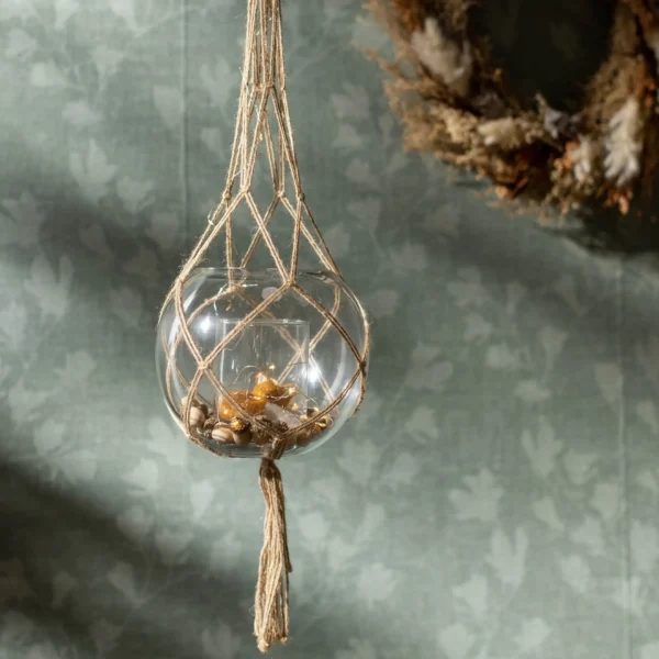 Depot Suspension En Jute Pour Pots De Plantes