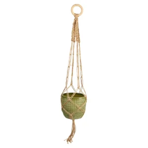 Depot Suspension En Jute Pour Pots De Plantes