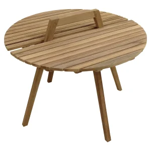 Depot Table D'Appoint D'Exterieur Alica En Teck