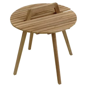 Depot Table D'Appoint D'Exterieur Alica En Teck
