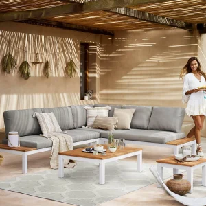 Depot Table Lounge D'Exterieur Rica, Reglable