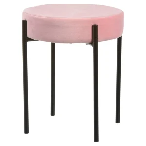 Depot Tabouret En Velours Ilka