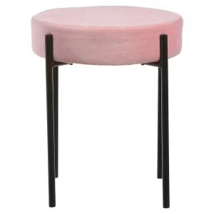Depot Tabouret En Velours Ilka