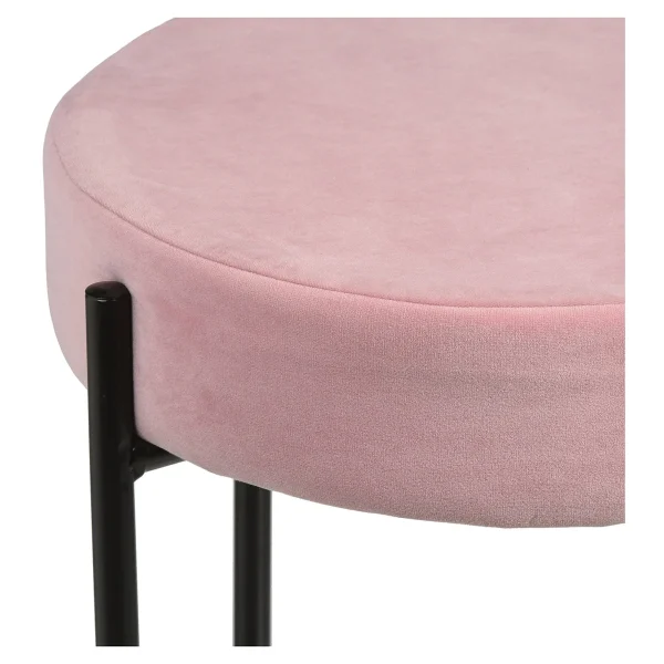 Depot Tabouret En Velours Ilka