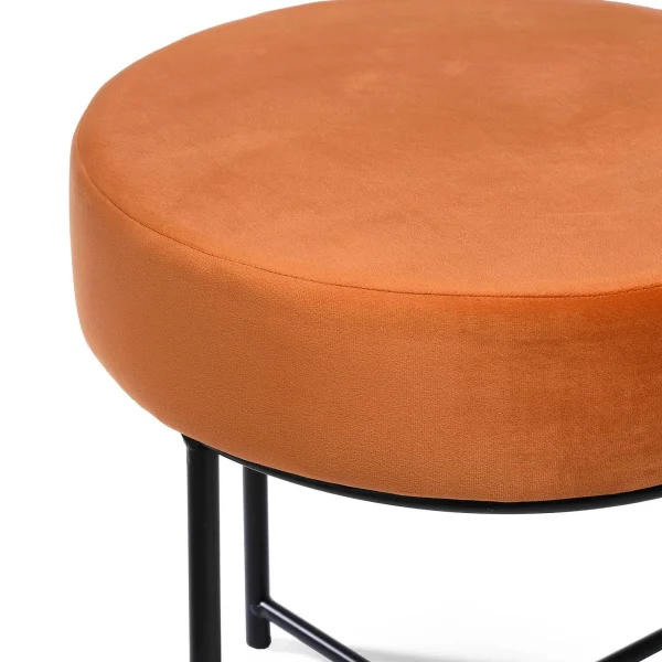 Depot Tabouret En Velours Ole