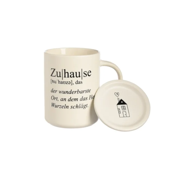 Depot Tasse Maison Avec Couvercle