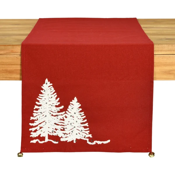 Depot Tischlaufer Xmas Tree Ca.40X150Cm^ Linge De Table