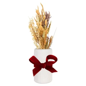 Depot Vase Avec Fleurs Sechees