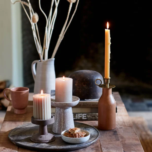 Depot Vase Nina Avec Support De Bougie^ Lanternes & Chandeliers